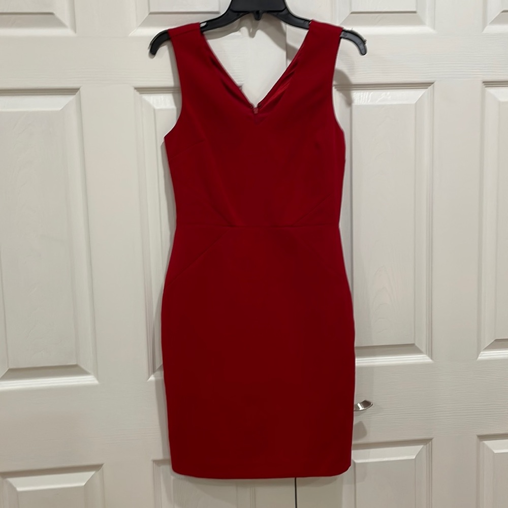 Red dress by Banana Republic